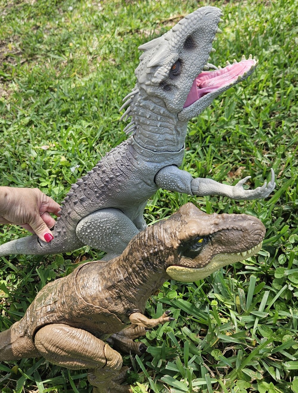 Dinosaur Roaring Toys, T-rex Jurassic World Toy, 23" Iconic Roaring Dinosaurs